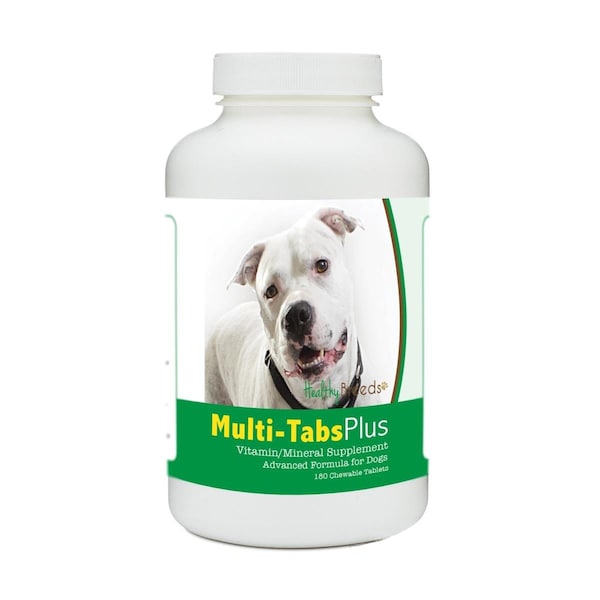 Healthy Breeds Pit Bull Multi-Tabs Plus Chewable Tablets, 180PK 840235180524 - main